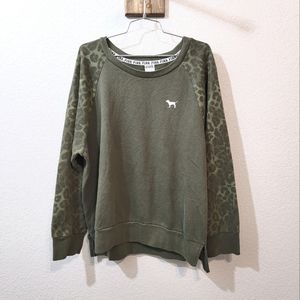 Victoria's Secret PINK Animal Print Sweatshirt
